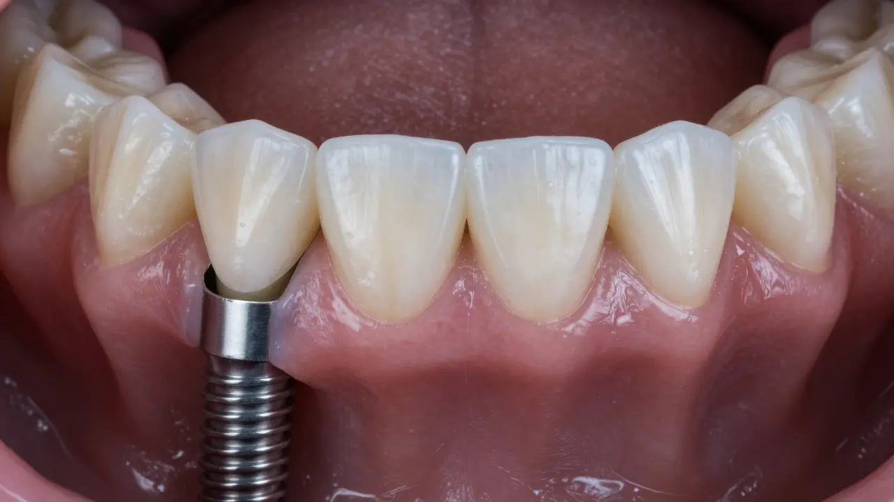 Fixní celokeramická náhrada na implantátech, nezatěžující dásně, přirozeně vypadající zuby.