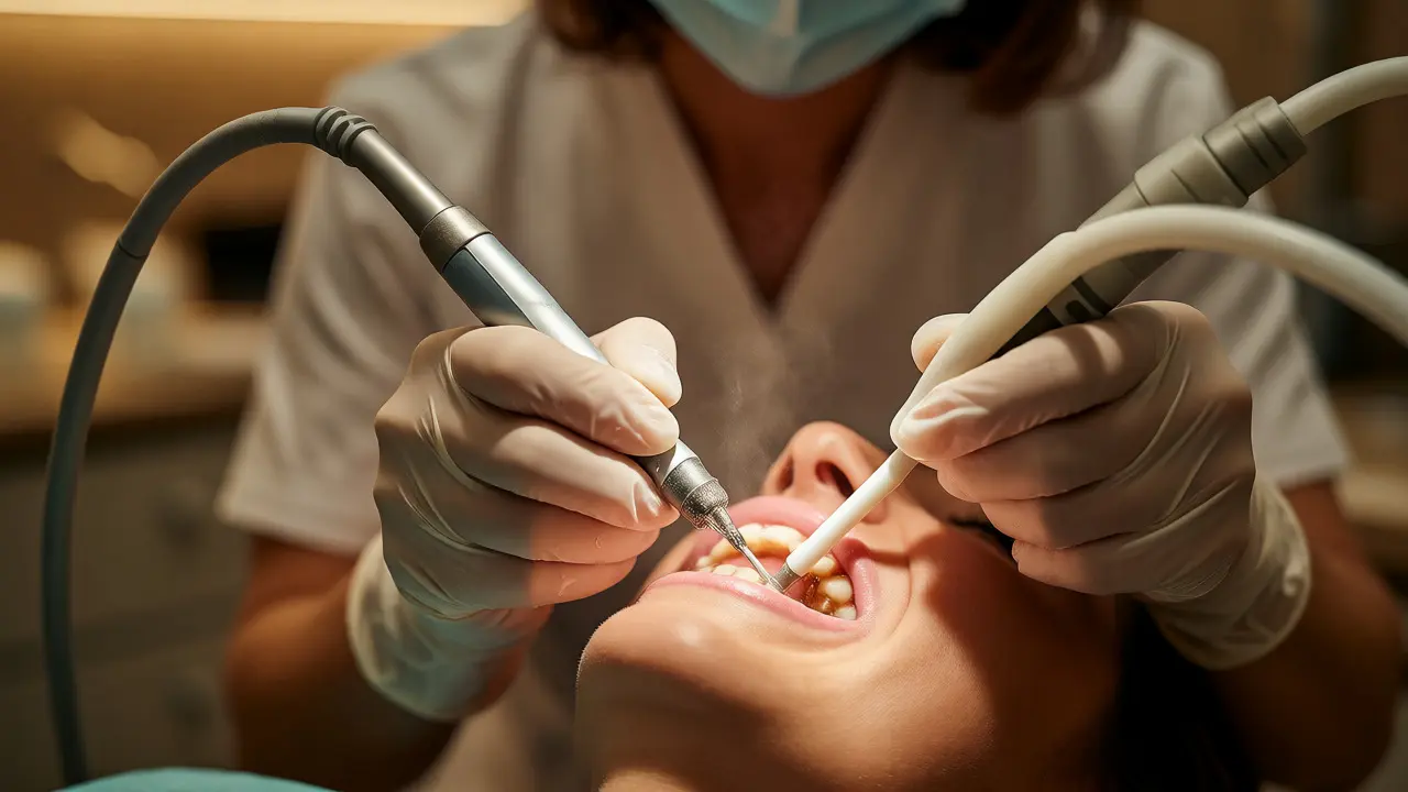 Dentální hygiena s ultrazvukovým čističem